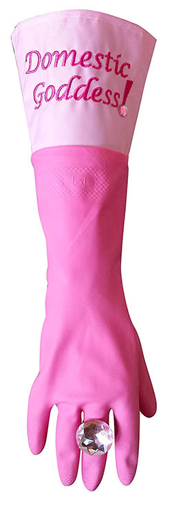 Fluffy washing up gloves Clearance