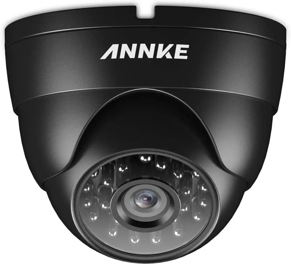 ANNKE 900TVL Add-on CCTV Camera, Hi-Resolution Home Security Camera System, IP66 Weatherproof Indoor Outdoor Video Surveillance Dome Camera, Long Distance Night Vision