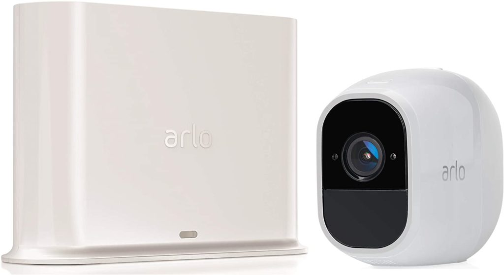 Arlo Pro2 Smart Home Security CCTV Camera System | Wireless Wi-Fi, Alarm, Rechargeable, Night Vision, Indoor or Outdoor, 1080p, 2-Way Audio, Free Cloud Storage, 1 Camera Kit, VMS4130P