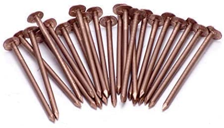 Copper Tree Stump Killer/Solid Copper Clout Nails - Very Large Sizes Available (20 x 65mm)