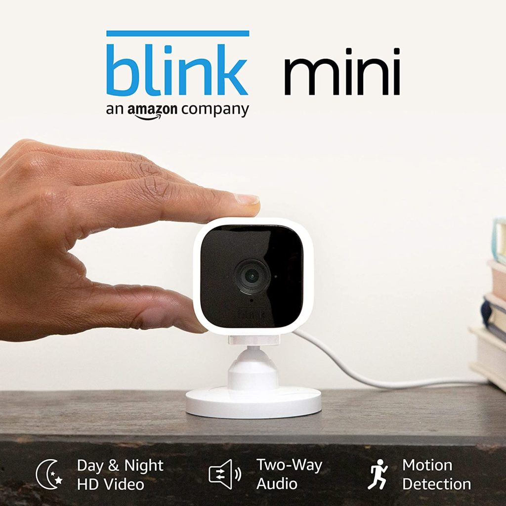 Introducing Blink Mini | Compact indoor plug-in smart security camera, 1080p HD video, motion detection, Works with Alexa | 1 Camera