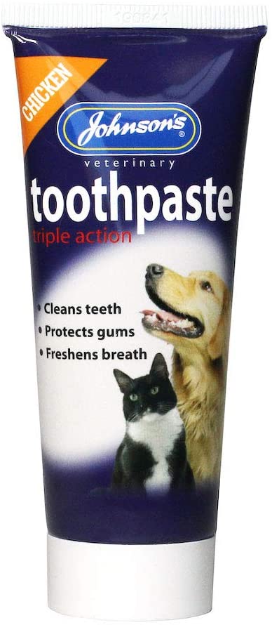 Johnsons Chicken Triple Action Toothpaste for Cats & Dogs