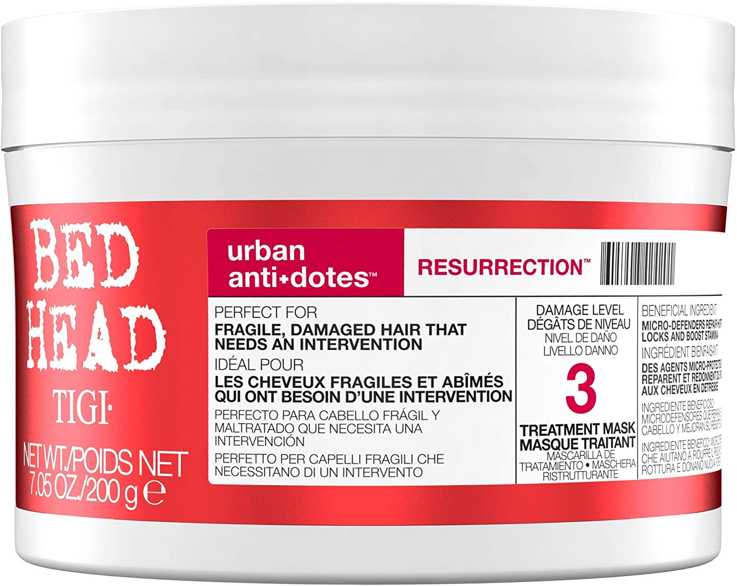 Bed Head Urban Antidotes Resurrection Repair Treatment Hair Mask
