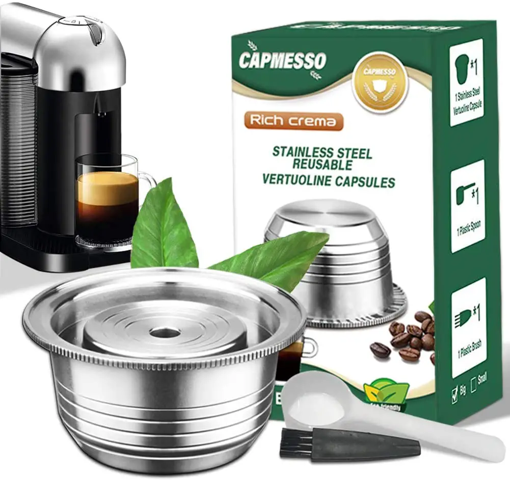 CAPMESSO Reusable Coffe Pod for Nespresso Machine