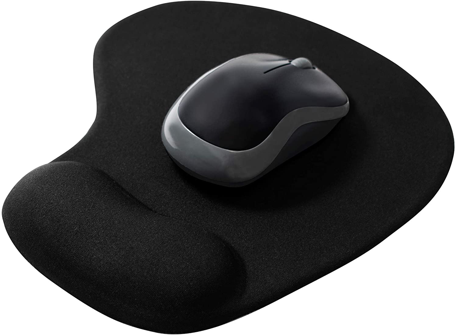 TRIXES Black Comfort Mouse Mat
