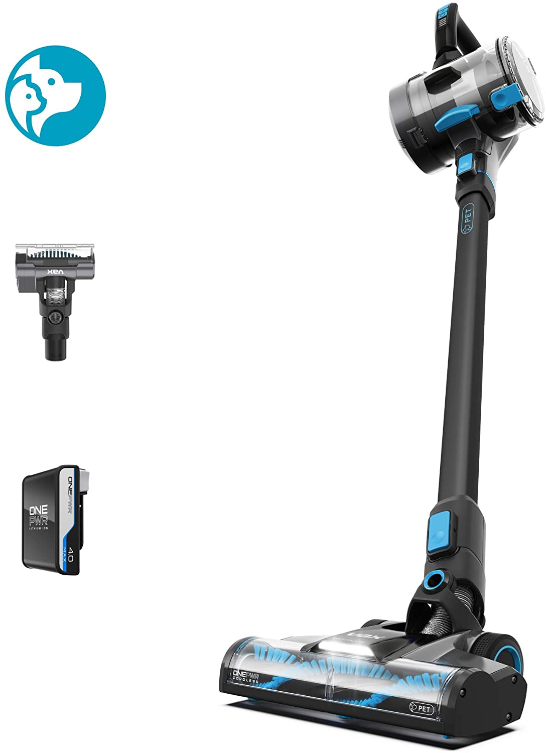  Vax ONEPWR Blade 4 Pet Cordless Vacuum Cleaner with Motorised Pet Tool – CLSV-B4KP
