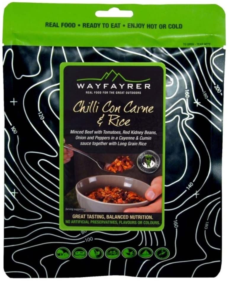 Wayafer Chili Con Carne & Rice Meal Pouch