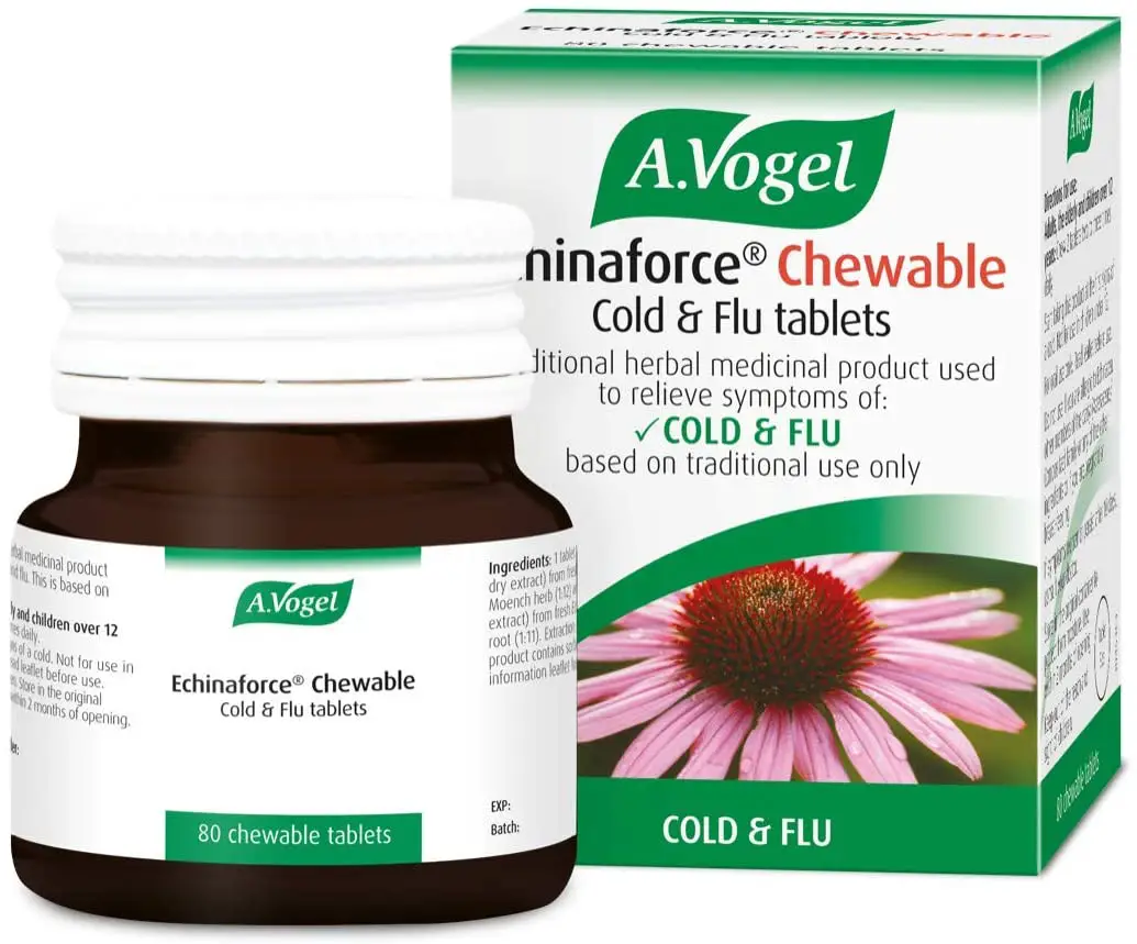 A.Vogel EchinaforceChewable Cold & Flu Tablets