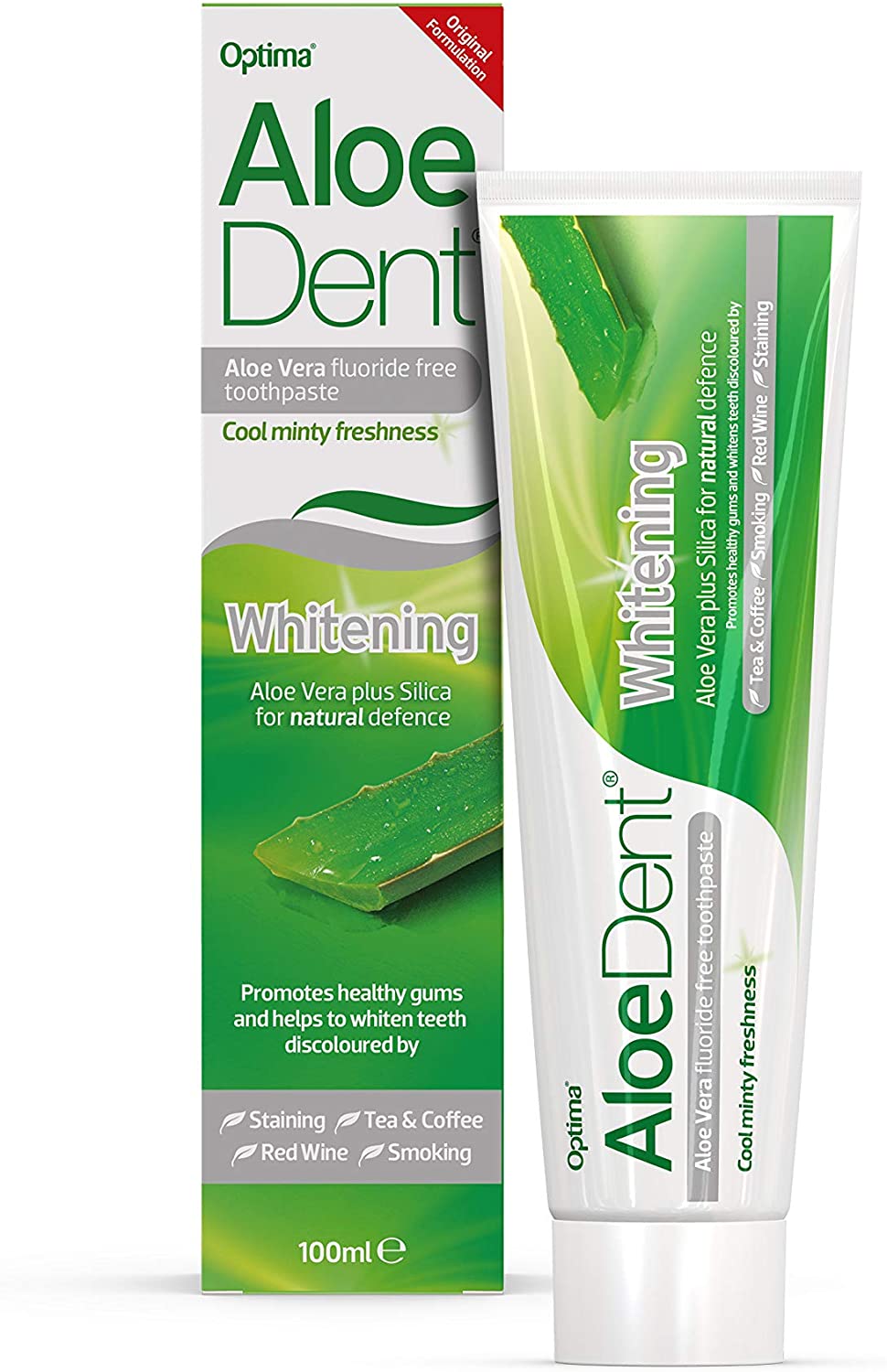 Aloe dent- Whitening Aloe Vera Fluoride Free Toothpaste
