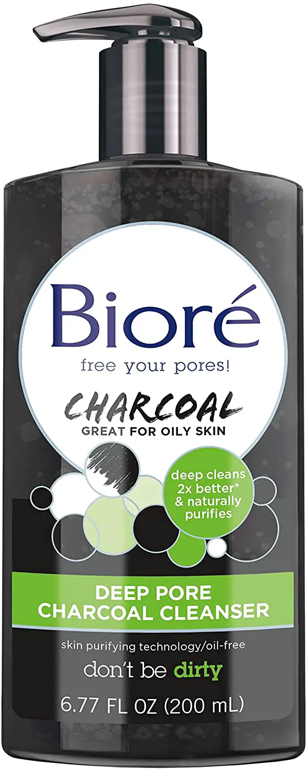 Biore Deep Pore Charcoal Cleanser Face Wash