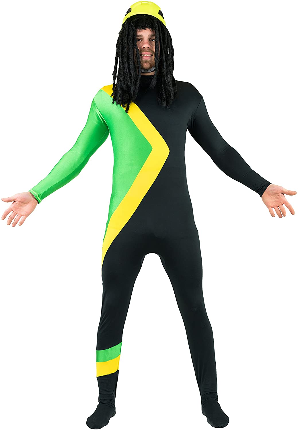 Cool Runnings Jamaican Bobsleigh Bodysocks Body socks Fancy Dress