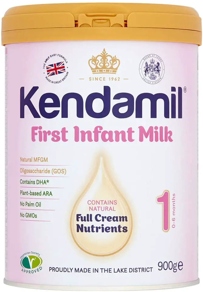 Kendamil First Infant Milk, Stage 1 from Birth – British Made, Whole Milk Formula