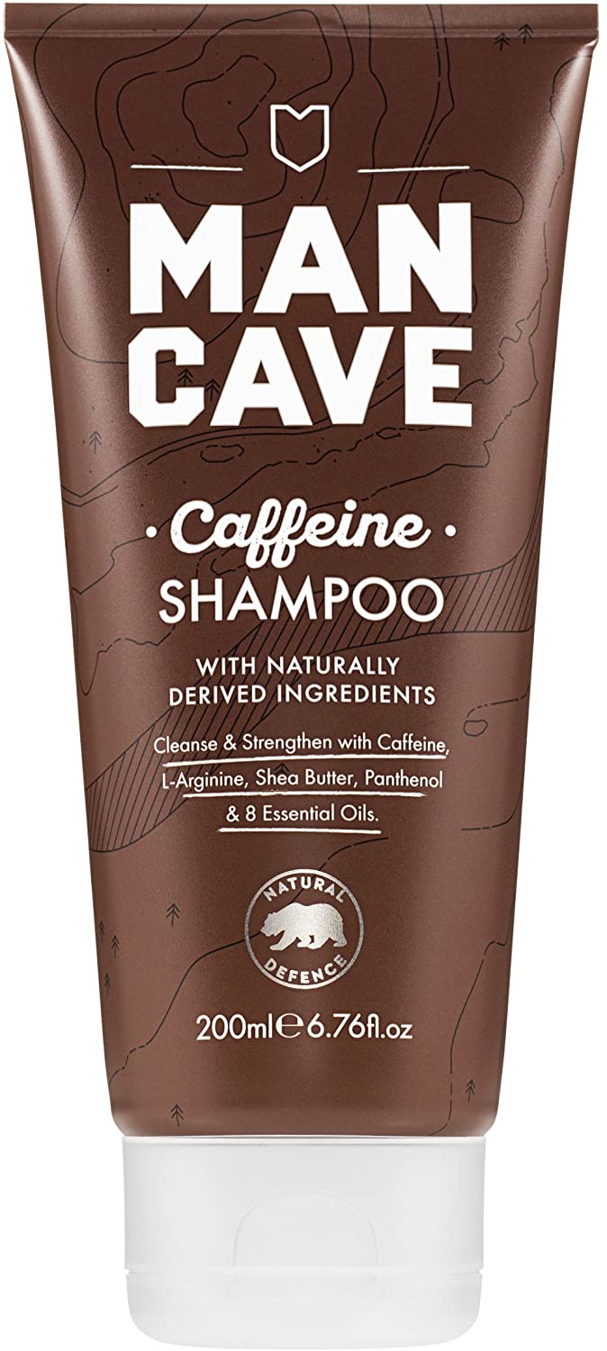1. ManCave Caffeine Shampoo.