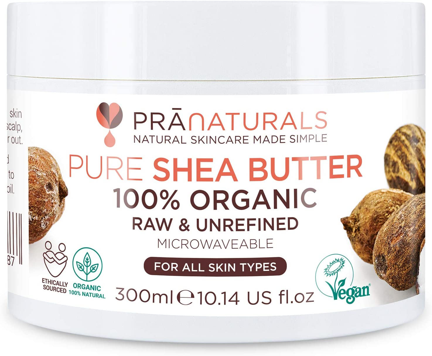 PraNaturals Organic Shea Butter Moisturiser Cream