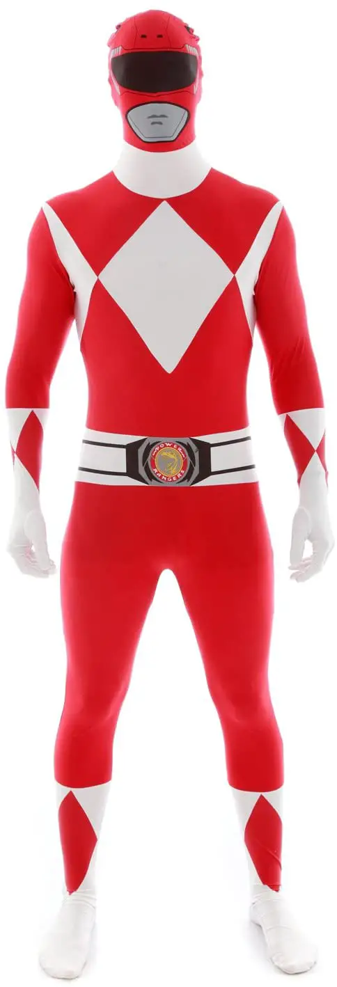 Red Mighty Morphin Power Ranger’ Suit Morphsuits