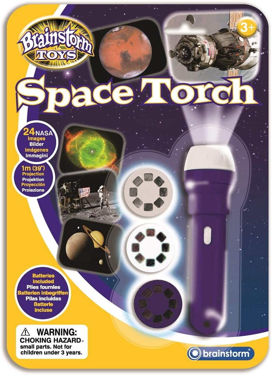Brainstorm Toys E2008 Space Torch & Projector, Blue