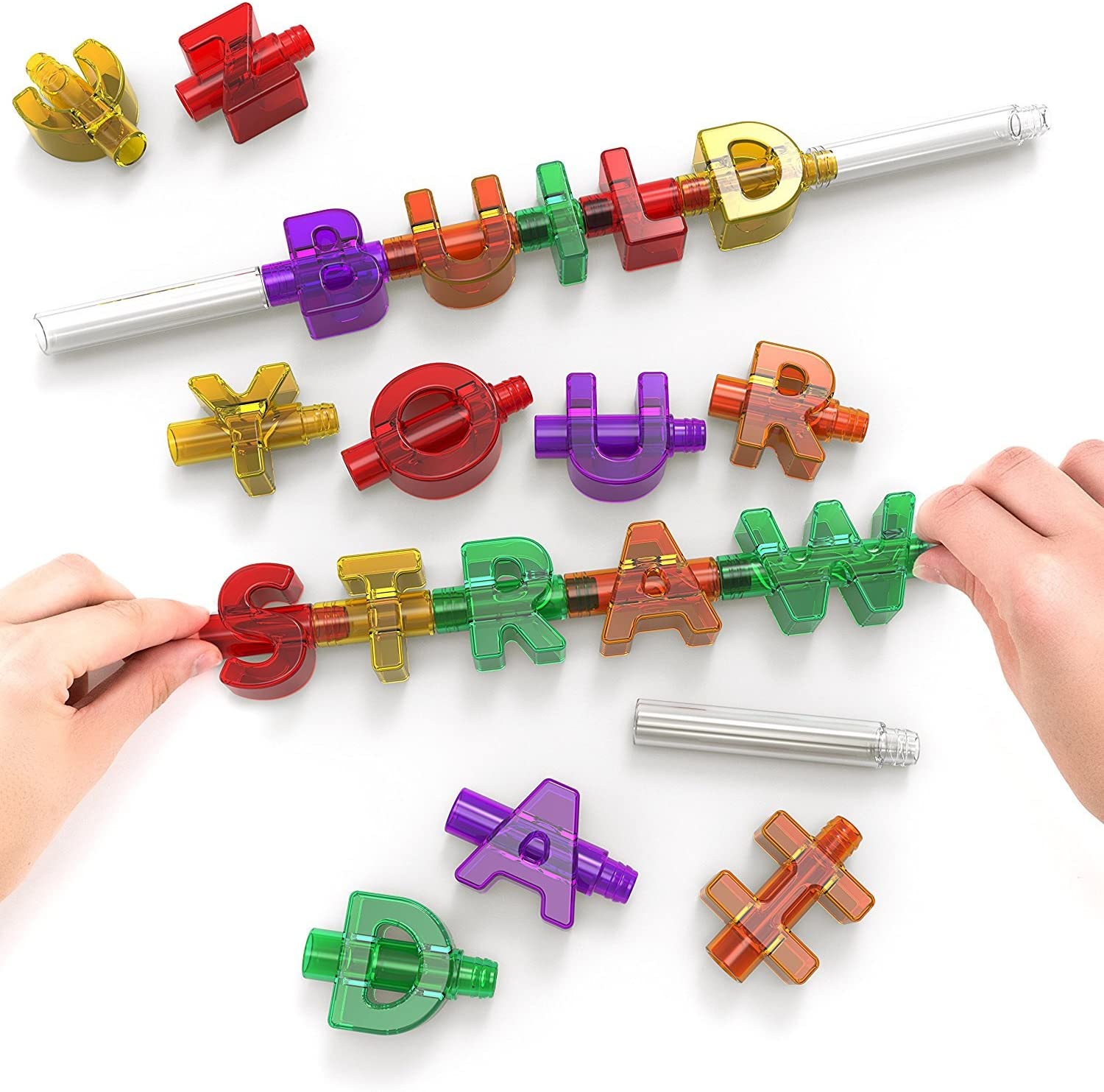 Interactive Straws Spelly Straws