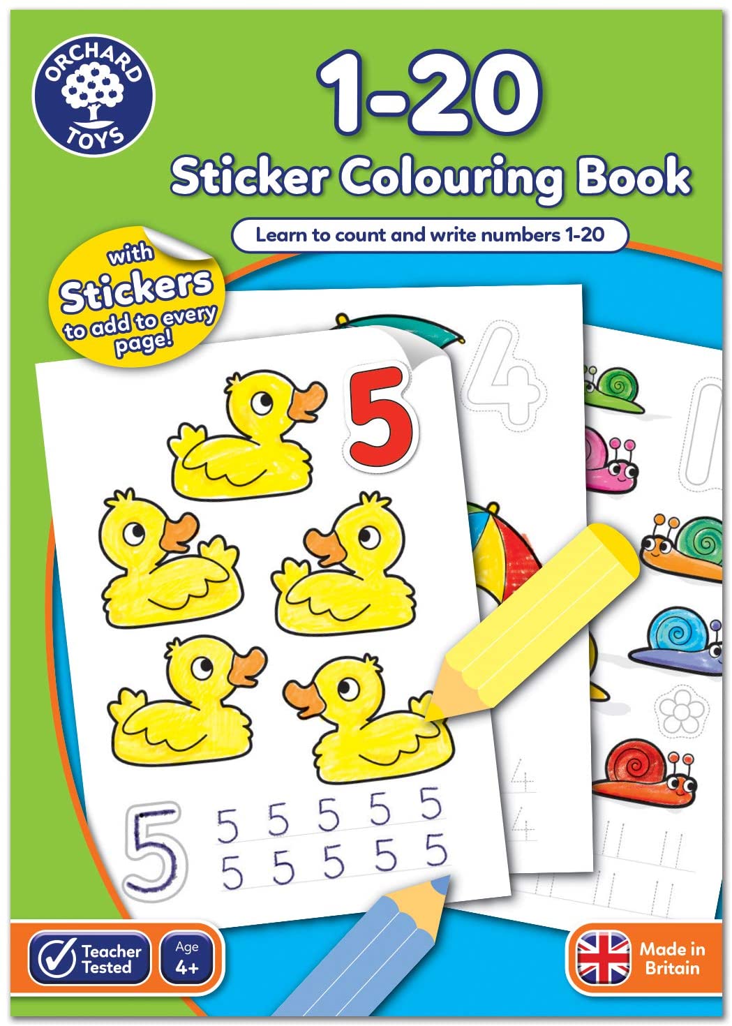 Sticker Colouring Book