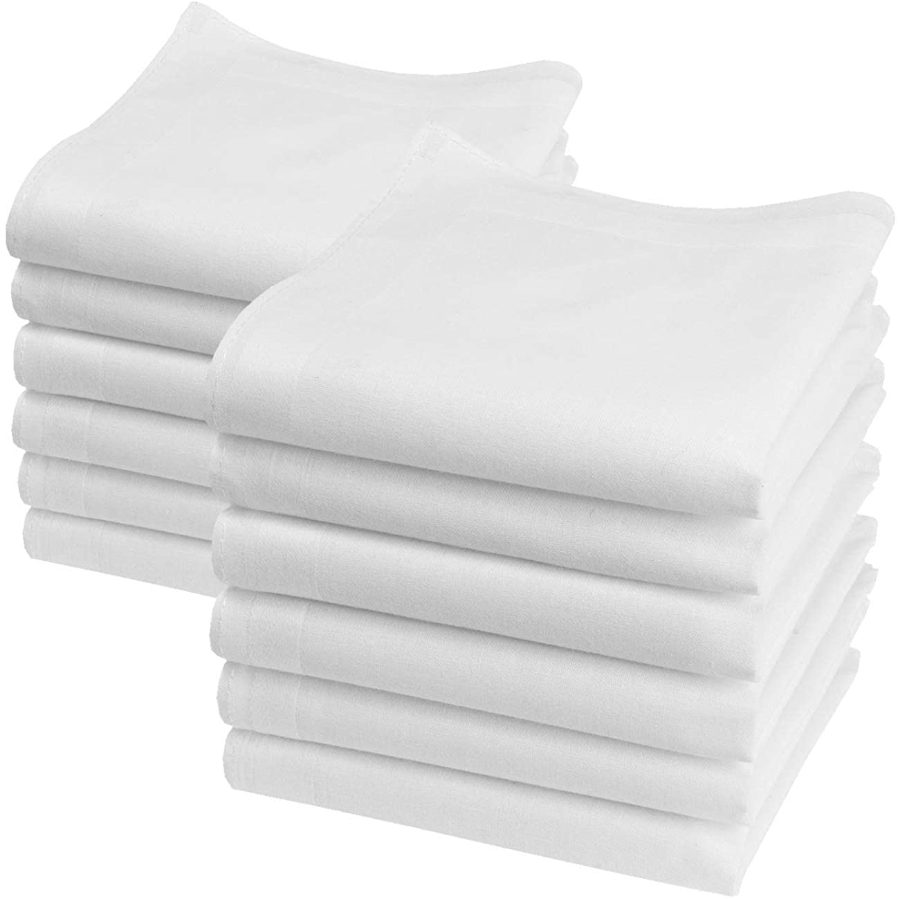Merrysquare - Little Handkerchiefs - LILLIPUT Model - Size 9 inches square - 100% Cotton
